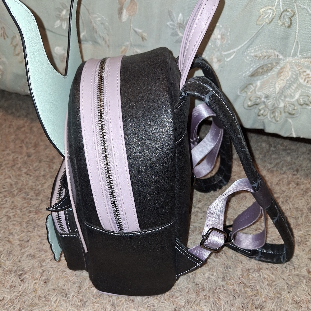 Loungefly Malificient Backpack and Wallet - Picture 7 of 16